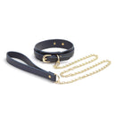 COLEIRA E TRELA BONDAGE COUTURE AZUL