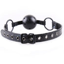 MORDAÇA BALL GAG DIAMOND COURO VEGANO