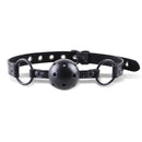 MORDAÇA BALL GAG DIAMOND COURO VEGANO