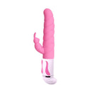 VIBRADOR BROKLYN COM ROTAÇÃO E ESTIMULAÇÃO PINK