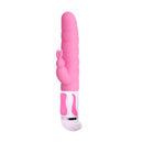 VIBRADOR BROKLYN COM ROTAÇÃO E ESTIMULAÇÃO PINK