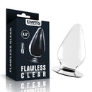 BUTT PLUG FLAWLESS TRANSPARENTE 4,5"