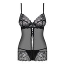 BABYDOLL COM TANGA CONTICA OBSESSIVE PRETO