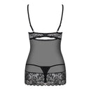 BABYDOLL COM TANGA CONTICA OBSESSIVE PRETO