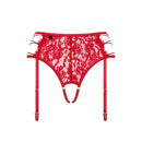 CINTO DE LIGAS COM ABERTURA NA VIRILHA REDIOSA OBSESSIVE VERMELHO