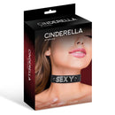 COLAR CINDERELA SEXY COURO VEGANO