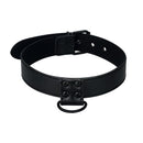 COLEIRA COM TRELA LEASH BLACK MATT