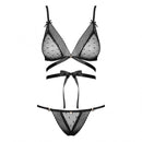 CONJUNTO BOWESSA OBSESSIVE PRETO