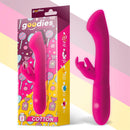 VIBRADOR COTTON G-SPOT COM ESTIMULADOR DE CLITORIS EM FORMA DE COELHO USB