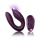 VIBRADOR PARA CASAL ROCK-CHICK DIVA PURPLE REMOTE COM COMANDO E CARREGADOR USB