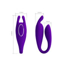 VIBRADOR PARA CASAIS BILL REMOTO COM COMANDO E CARREGADOR USB