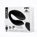 VIBRADOR PARA CASAL REMOTO PRETO COM COMANDO E CARREGADOR USB