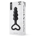 PLUG ANAL CUORE PRETO SILICONE