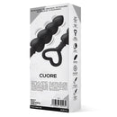PLUG ANAL CUORE PRETO SILICONE