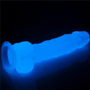 DILDO LUMINOSO 8.5" BLUE LIGHT