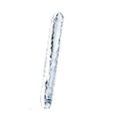 DILDO DUPLO LOVETOY TRANSPARENTE 12"