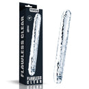 DILDO DUPLO LOVETOY TRANSPARENTE 12"