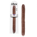 DILDO DUPLO REALÍSTICO THICK DOUBLE DILDO KING COCK 16”