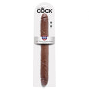 DILDO DUPLO REALÍSTICO THICK DOUBLE DILDO KING COCK 16”