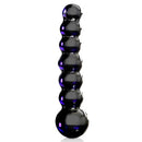 DILDO EM VIDRO ICICLES Nº51 PRETO