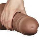 LOVETOY DILDO KING 10.5" COM VIBRAÇÃO CHUBBY BROWN