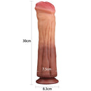 DILDO NATURE 12" DUAL LAYERED