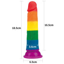 DILDO PRIDER 7" SILICONE