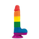 DILDO PRIDER 7.5" LIQUID SILICONE