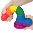 DILDO PRIDER 7.5" LIQUID SILICONE