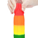 DILDO PRIDER 9" LIQUID SILICONE
