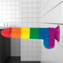 DILDO PRIDER 9" LIQUID SILICONE