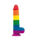 DILDO PRIDER 9" LIQUID SILICONE