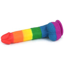 DILDO PRIDER 9" LIQUID SILICONE