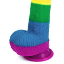 DILDO PRIDER 9" LIQUID SILICONE