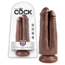 DILDO REALÍSTICO KING COCK 7” TWO COCKS ONE HOLE