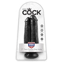 DILDO REALÍSTICO KING COCK 7” TWO COCKS ONE HOLE