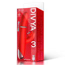 VIBRADOR DIVYA COM ANEL INTERNO PARA CIMA E PARA BAIXO USB