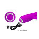 PRETTYLOVE VIBRADOR DOREEN COM LÍNGUA USB