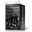 BUTT PLUG DRAGO, MOVIMENTO TWISTER 360º E CONTROLE REMOTO