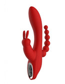 VIBRADOR TRIPLE HERA RABBIT RECARREGÁVEL