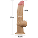 LOVETOY DUAL LAYERED DILDO 12"