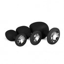 PLUG ANAL DIAMOND BUTT PLUG PRETO