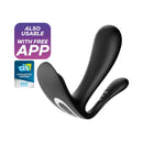 ESTIMULADOR DO PONTO-G E ANAL TOP SECRET + COM APP SATISFYER