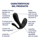 ESTIMULADOR DO PONTO-G E ANAL TOP SECRET + COM APP SATISFYER