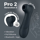 SATISFYER PRO 2 GERAÇÃO 3 LIQUID AIR VIBRAÇÃO SATISFYER APP CONNECT