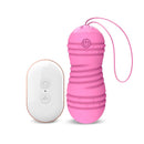 OVO VIBRATÓRIO E GIRATÓRIO HIIBO COM CONTROLE REMOTO USB SILICONE ROSA