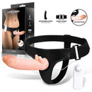 STRAP-ON HYBEE COM VIBRADOR OCO E CONTROLE REMOTO