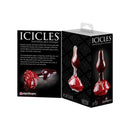 PLUG ANAL EM VIDRO ICICLES Nº76