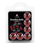 BOLAS LUBRIFICANTES BRAZILIAN BALLS FRUTOS VERMELHOS 6 x 4GR