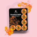 BOLAS LUBRIFICANTES BRAZILIAN BALLS EFEITO CALOR 6 x 4GR